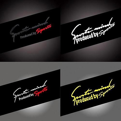 Popular 2PCS Black Red Racing Car Auto Reflective TRD Car Vinyl Graphic Decal Stickers 2025 - $8.99 –P5