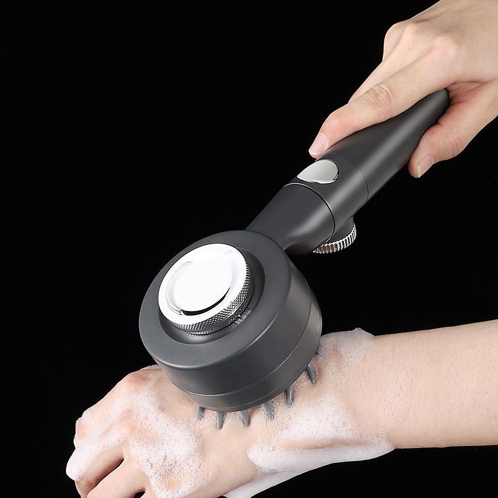 soffione doccia con filtro spruzzatore a 3 modalità, soffione doccia regolabile ad alta pressione getto nebulizzato nero bianco grigio del 2025 a $9.99 –P6