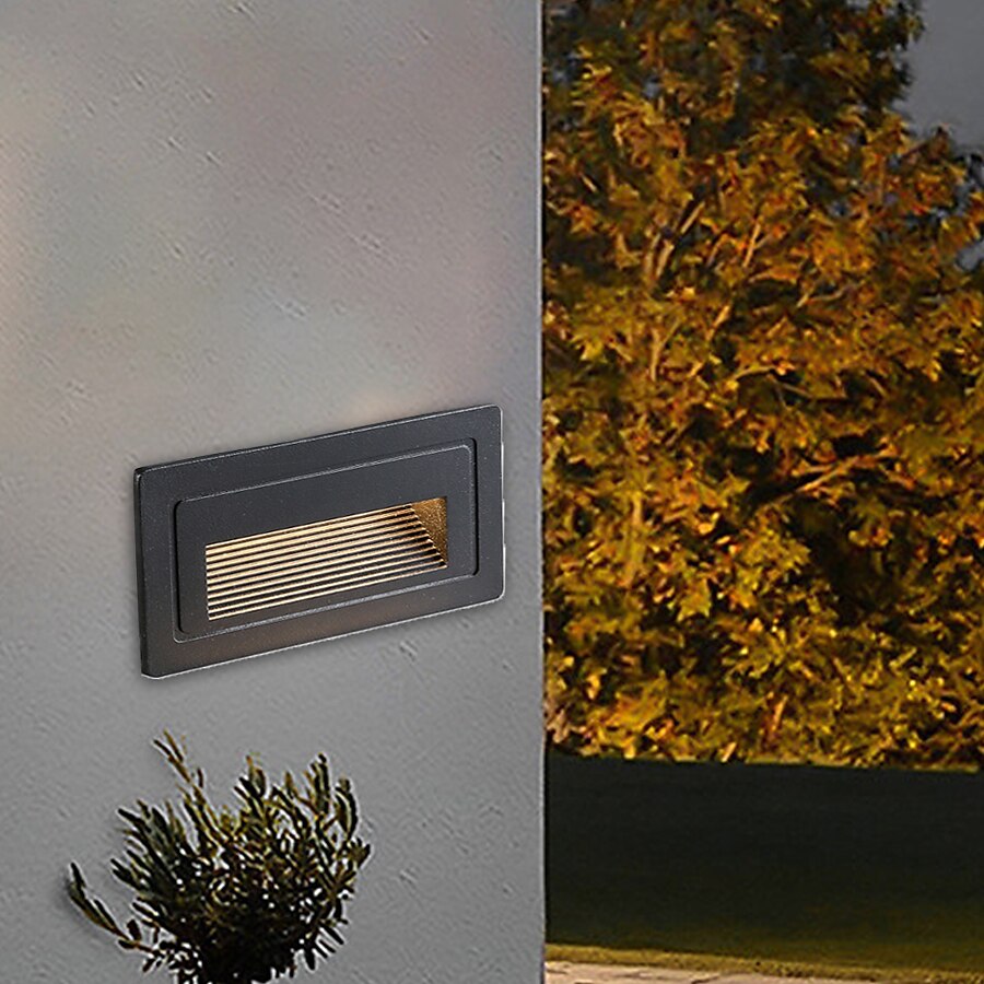 luci per gradini luci per scale a led per interni bianco caldo/bianco 3000k/6000k luci impermeabili ip65 per gradini, nero 110-240 v del 2025 a $16.49 –P14