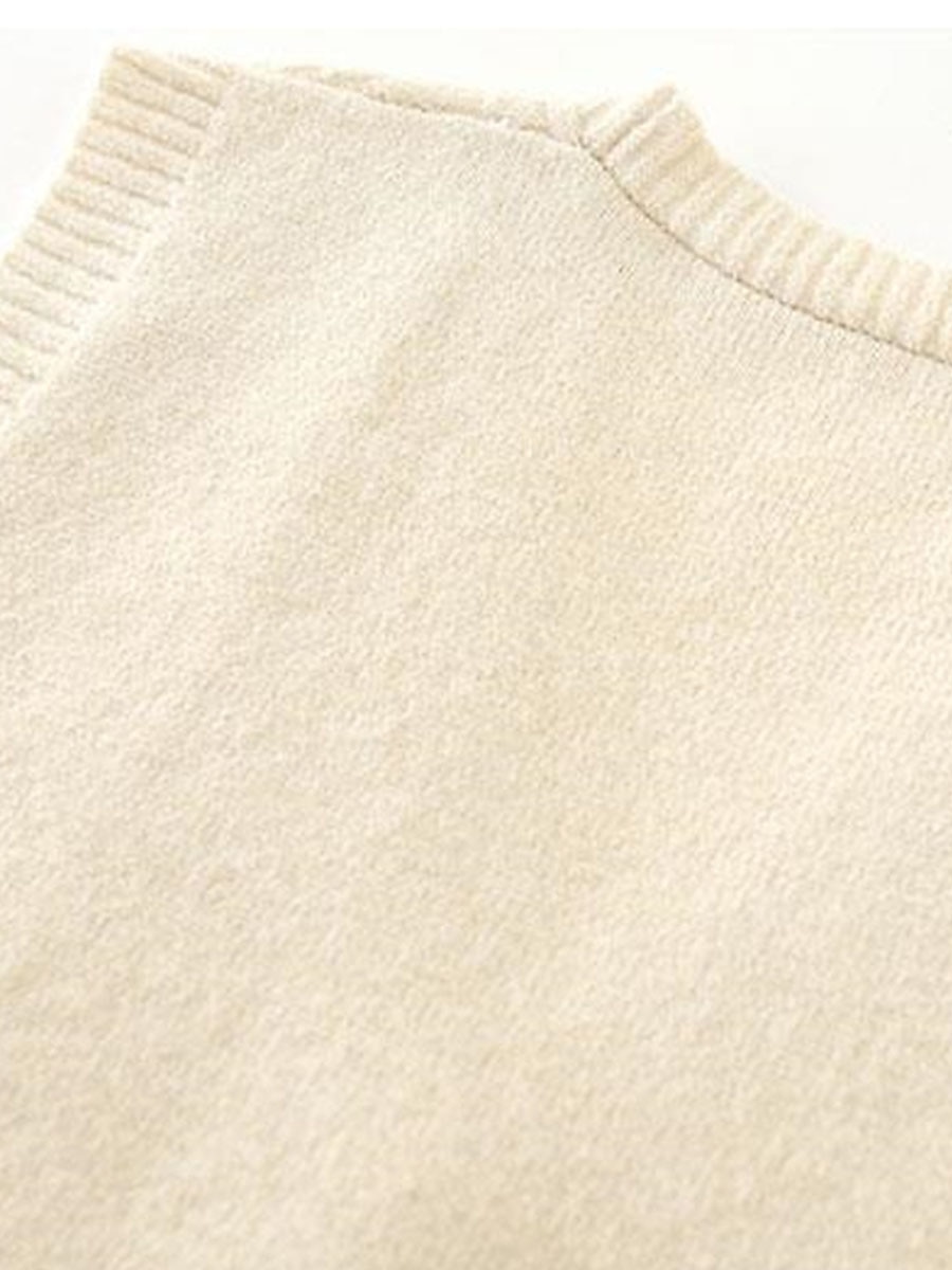 Women's Sweater Vest V Neck Cable Knit Polyester Button Summer Fall Daily Holiday Going out Sexy Casual Soft Sleeveless Pure Color Black White Pink One-Size 2023 - US $19.99 –P10