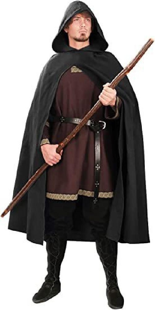 Retro Vintage Mittelalterlich Renaissance Umhang Maskerade Wikinger Ranger Elfen Bogenschießen Kostüm Herren Damen Unisex Keltisch Vikinger Fantasie Maskerade Party / Abend Erwachsene Umhang 2025 - $32.99 –P4