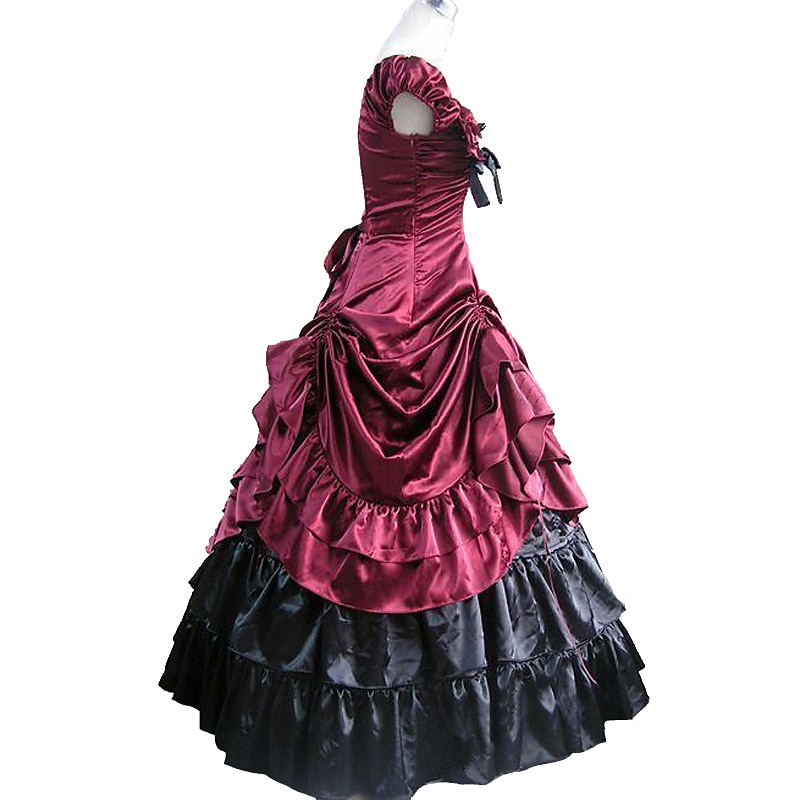 Rococo Victorian 18th Century Dress Party Costume Masquerade Maria Antonietta Plus Size Ball Gown Fancy Dress Women's Girls' Carnival Masquerade Carnival Performance Party / Evening Adults' Dress 2025 - $149.99 –P13