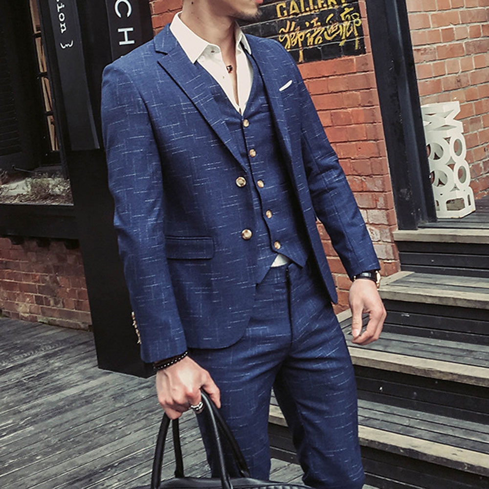 Retro / vintage Urlați 20 de ani Anii 1920 Trodijelni kostim Pantaloni de costum Gatsby Domn Gangsteri Bărbați Mascaradă Nuntă Invitat la nunta Petrecere / Seara Adulți Geacă Pantaloni vestă 2025 - $151.99 –P5