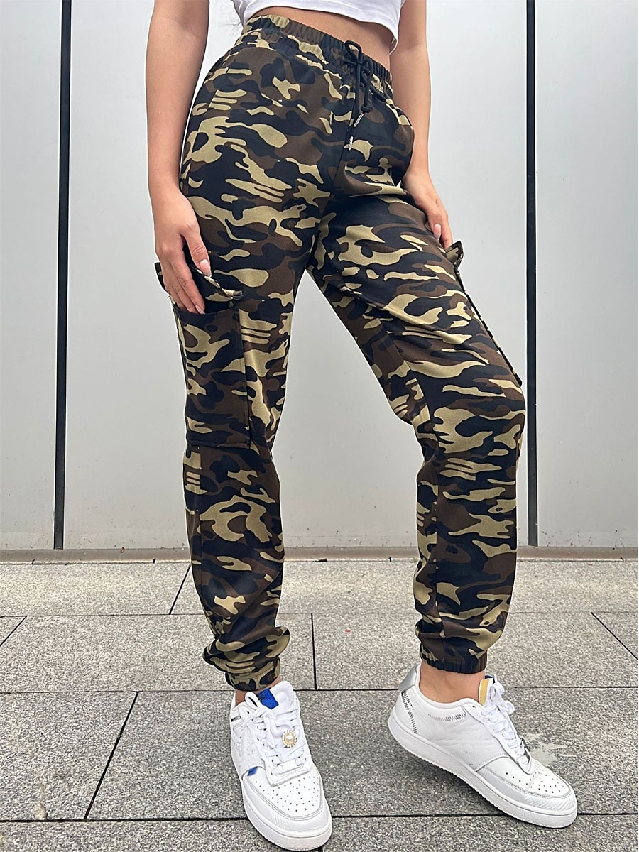 Shop New Look Camo Trousers for Women up to 60% Off | DealDoodle