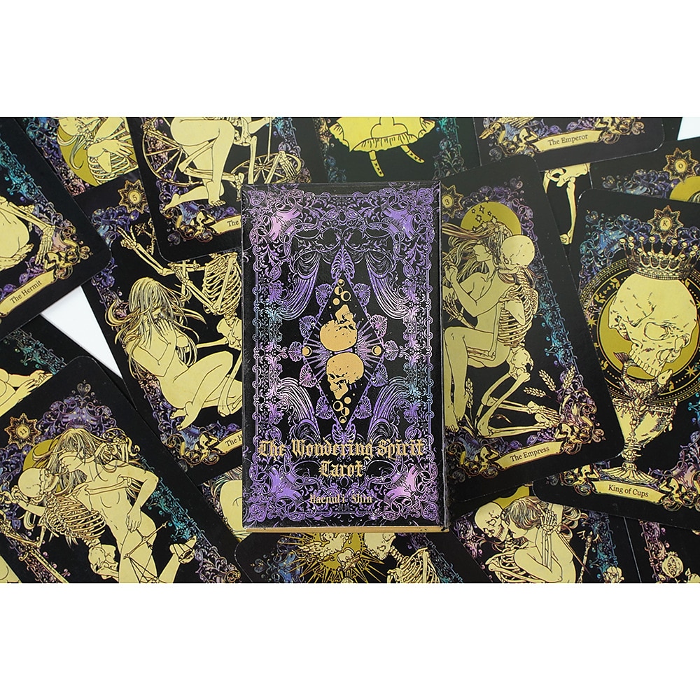 1 tarjeta de oráculo de bruja lunar (escanee el código qr en la caja para descargar la guía) 2025 - $18.99 –P5