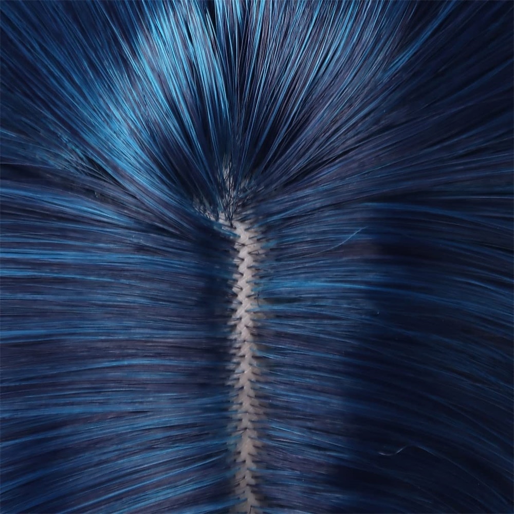 Blue Wig Short Curly Mix Blue Bob Wig for Women Girls Beach Wave Cosplay Costume Party Halloween Wigs 2026 - $18.99 –P6