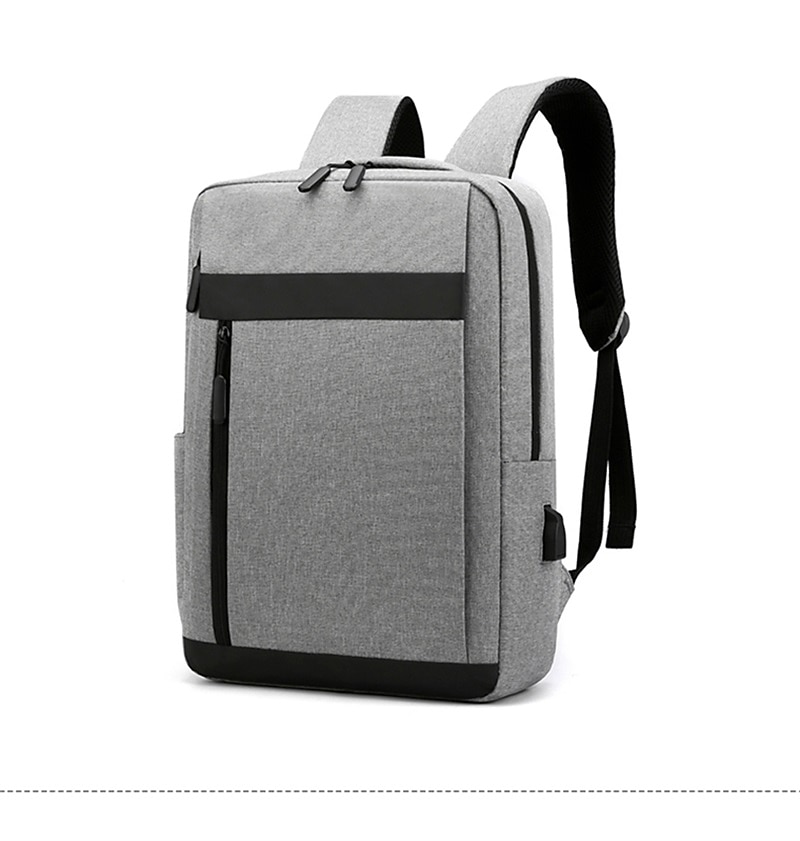 koulu kirjalaukku miesten reppu monikäyttöiset vedenpitävät laukut miehille yritys kannettava reppu usb-latausreppu nylon rento reppu 15,6 tuumaa 2025 - $20.99 –P11
