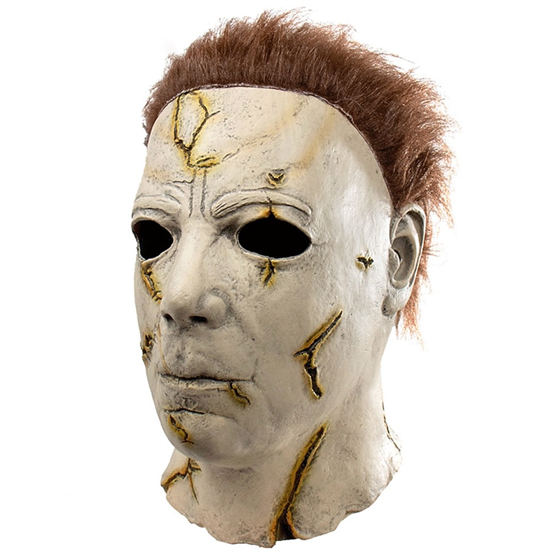 maska michaela myerse halloween maska, hororová maska cosplay party maska, kostým michaela myerse strašidelná cosplay maska pro dospělé 2025 - $30.54 –P3