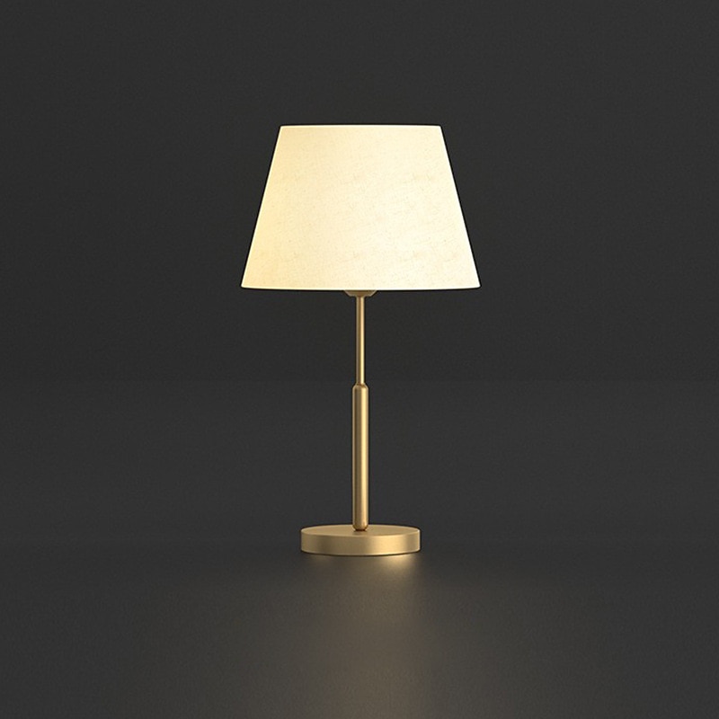 LED Table Lamp Gold Brass Fabric Modern Warm White Bedside Table Lamp Applicable to Living Room Bedroom Office Bedside Cabinet and Bookcase 110-240V 2025 - $200.99 –P7
