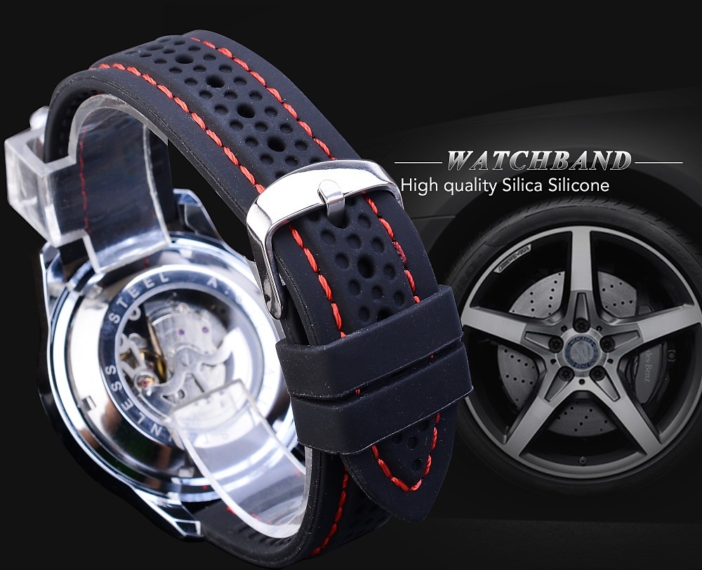 WINNER Mannen Mechanisch Horloge Luxe Groot Wijzerplaat Mode Zakelijk Automatisch Zelfopwindend Luminous Decoratie Leren Horloge 2025 - $51.99 –P6