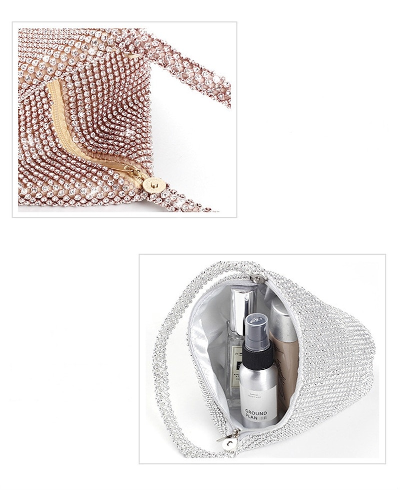 Sac de soirée à strass pour femme – pochette en cristal scintillant pour fêtes, mariages et événements formels de 2025 ? $19.99 –P3