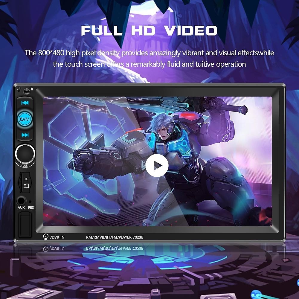 новый pro 2 din 7 '' hd 1080p сенсорный экран авторадио bluetooth автомобильный стерео радио автомобильный mp5 плеер встроенный fm aux usb sd функция поддержка зеркальной связи + резервная камера 2025 - $118.99 –P6