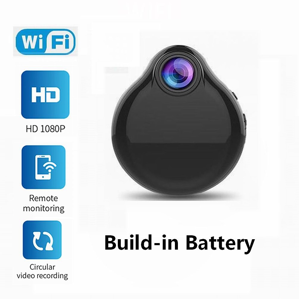 Заводской Аутлет H13 IP камера 1080P HD Сферическая WIFI Беспроводное удаленный доступ ИК подсветка Баланс белого Крытый Поддержка 128 GB 2025 - $44.99 -P1
