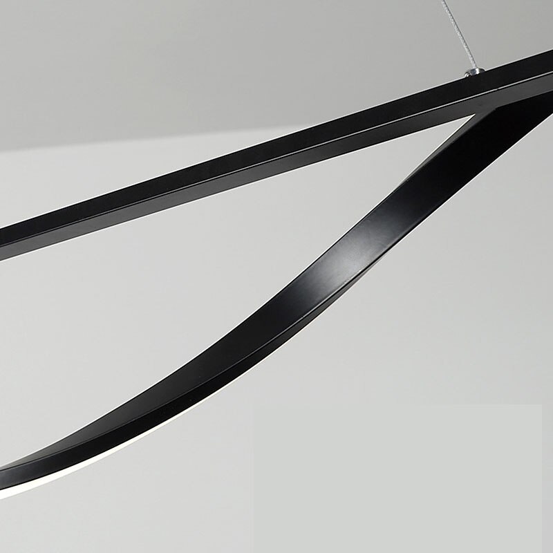 lampade a sospensione 100/120 cm lampada a sospensione a led tavolo da pranzo a 3 colori lampada a sospensione lampada a sospensione regolabile in altezza con telecomando lampadario in metallo isola del 2025 a $249.99 –P7