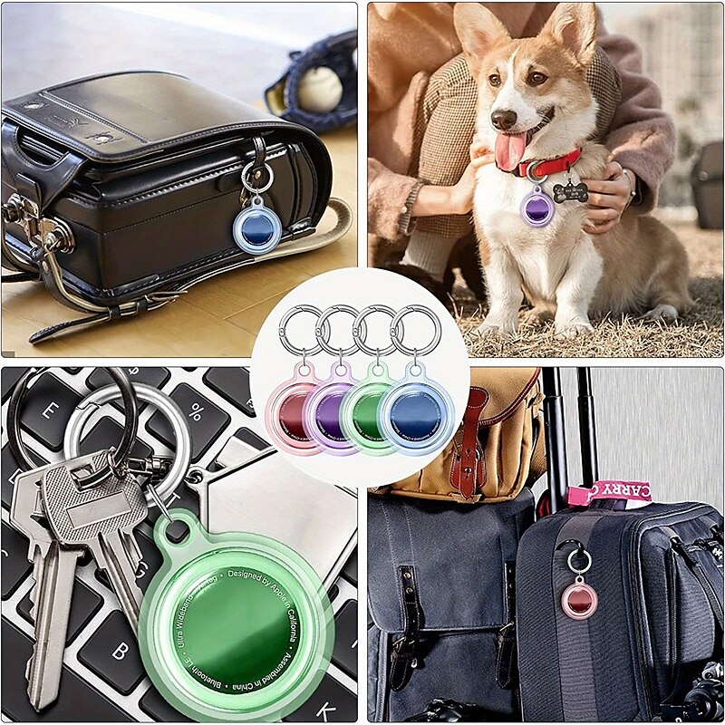 2025年 電話 ケース 用途 Apple AirTag AirTag Airtag DogCollar アンチ失われました ロケータートラッカー TPU  コレクション – $10.99 –P9