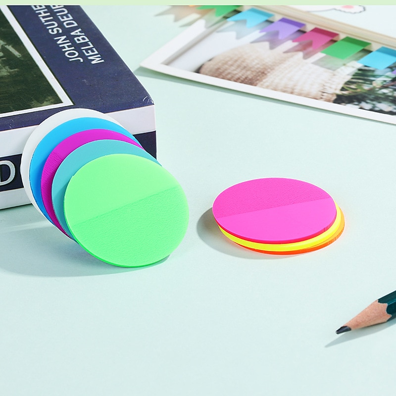 400pcs adesivi indice rotondo note appiccicose trasparenti titolo sbagliato note appiccicose convenienza all'ingrosso set di note appiccicose all'ingrosso del 2025 a $11.99 –P7