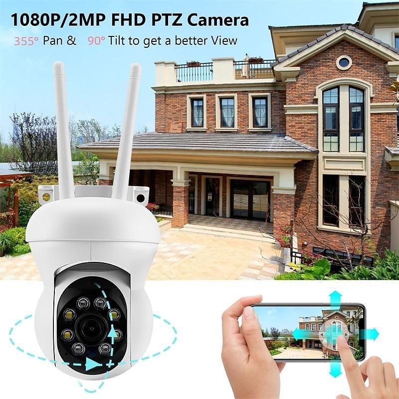 HD 1080p/720p 5g wifi ip-камера беспроводная скоростная купольная камера ptz cctv ir наружная сетевая камера мониторинг автоматическое отслеживание полноцветная камера безопасности ночного видения 2025 - $33.99 –P14