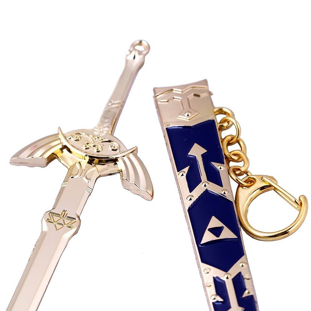 Legend of Zelda-Waffe mit Scheide, Schlüsselanhänger, Cosplay-Spiel, Cartoon-Waffenschmuck 2025 - $12.99 –P3