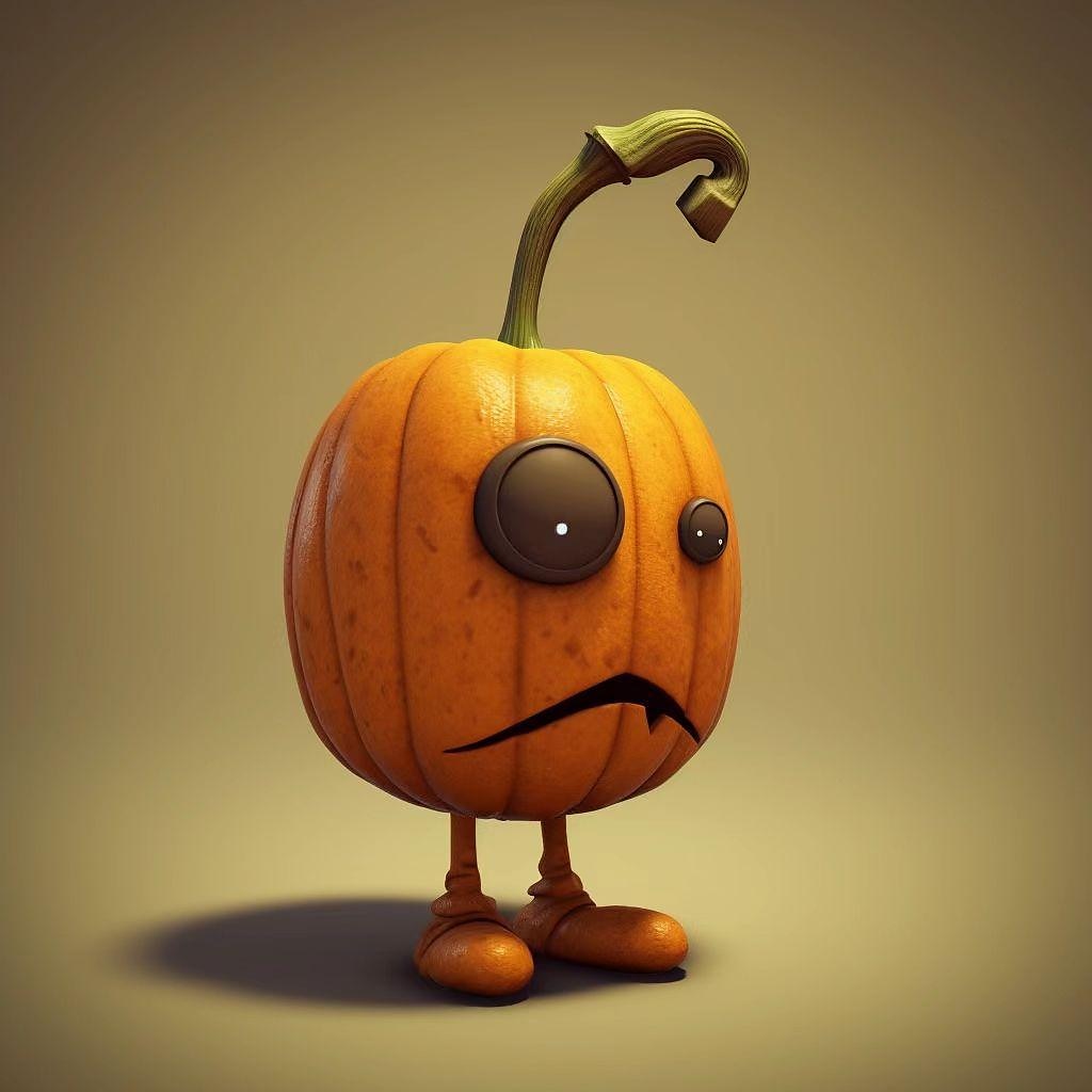 Halloweenská figurka z dýňové pryskyřice – strašidelná dýňová dekorace pro venkovní, domácí dekoraci a párty – perfektní pryskyřicová ozdoba 2025 - $17.49 –P5