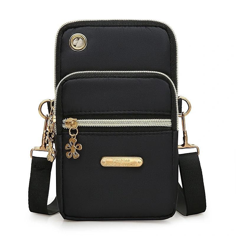 nowe balonowe torby crossbody na telefon komórkowy dla kobiet moda damska torba na ramię etui na telefon komórkowy z wtyczką słuchawkową 3-warstwowy portfel 2025 - $15.99 –P10