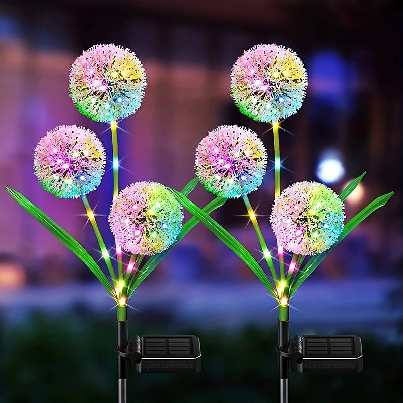 2026年 ソーラーアウトドアライト装飾的な36LEDソーラーガーデンライト、2つの照明モード付き3-in-1ソーラータンポポの花ip65防水ソーラーパワーアウトドアライトガーデンヤード用  コレクション – $23.99 –P1