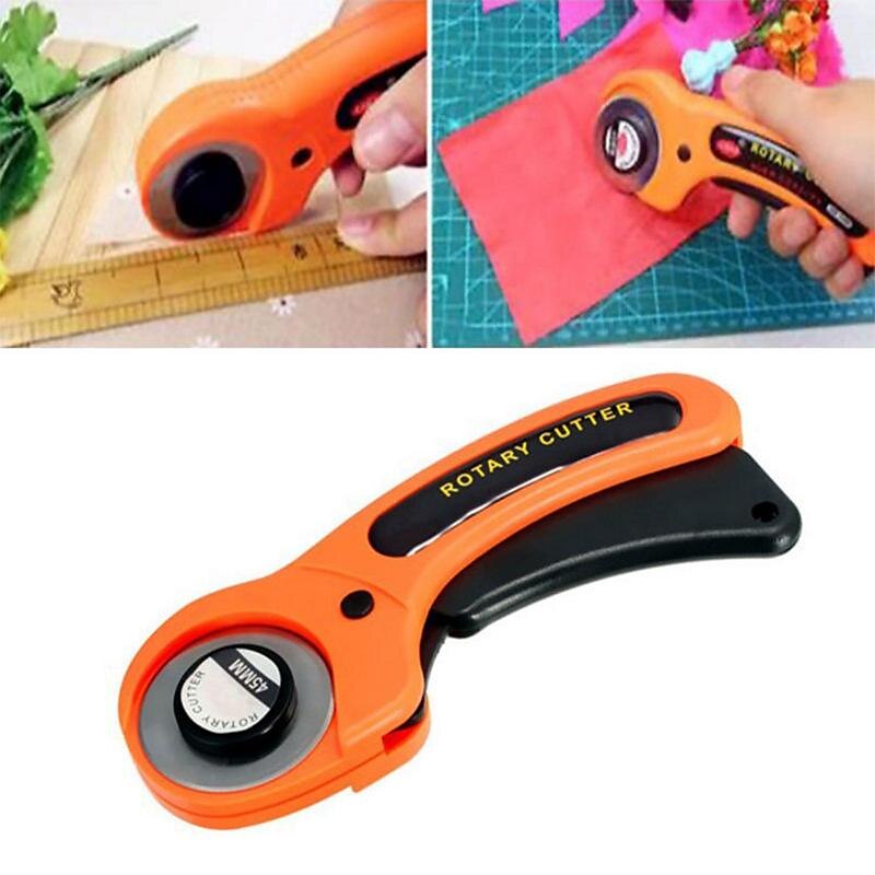 New 45mm Rotary Cutter Set Leather Craft Cutting Tool with
