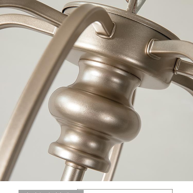 Chandelier for Dining Room Candle Style 6/9/12-Heads Modern Farmhouse Pendant Lighting,9-Light Brushed Candle Ceiling Hanging Fixture for Living Room Bedroom Coffee 110-240V 2025 - $558.79 –P8