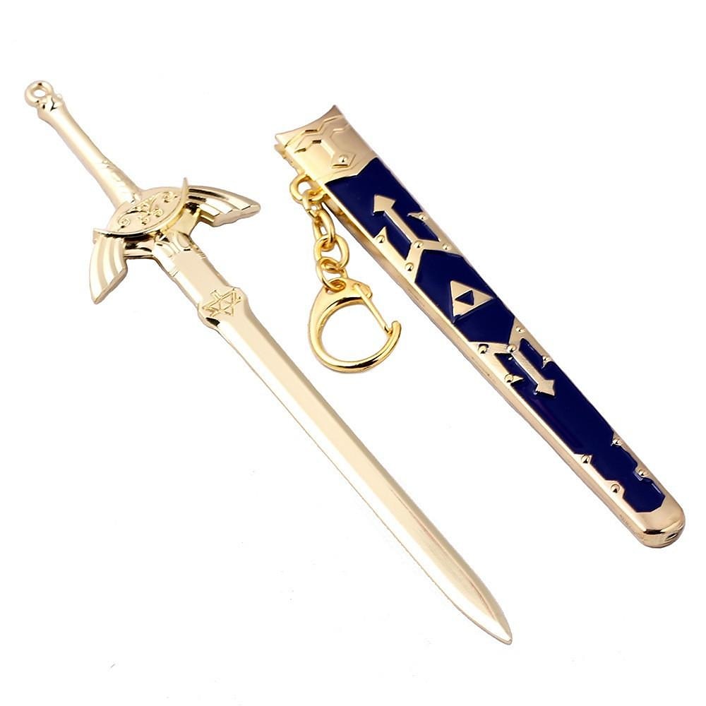 Legend of Zelda-Waffe mit Scheide, Schlüsselanhänger, Cosplay-Spiel, Cartoon-Waffenschmuck 2025 - $12.99 –P2