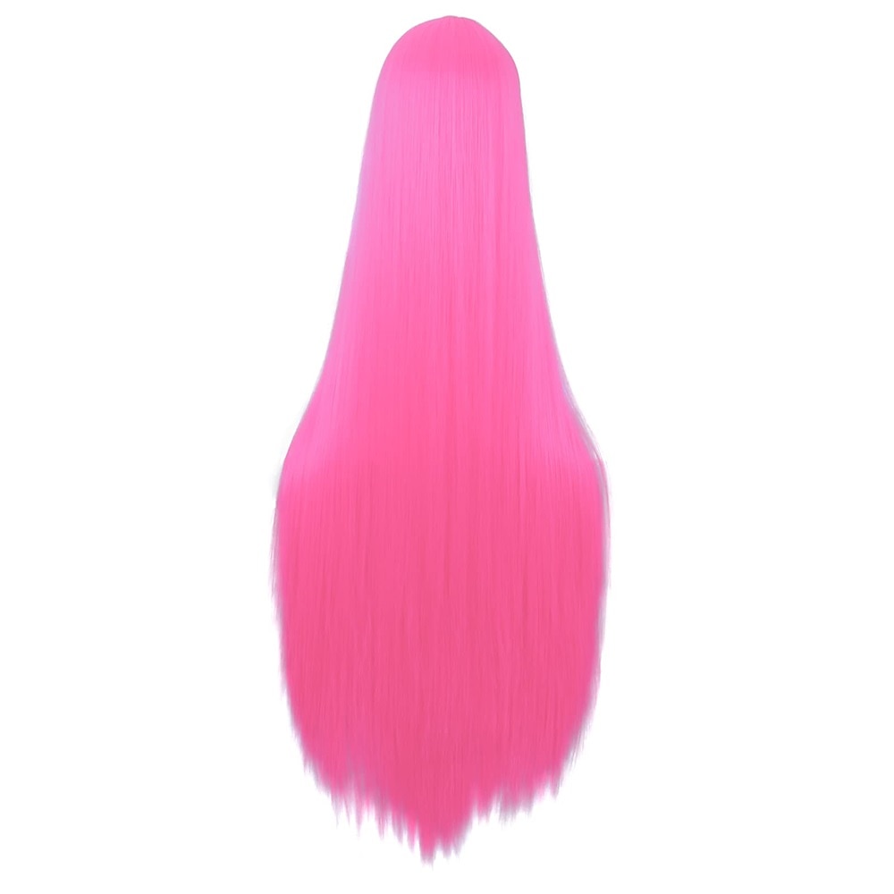 40/100cm měkká rovná dlouhá cosplay paruka Halloween cosplay párty paruky 2025 - $17.49 –P8
