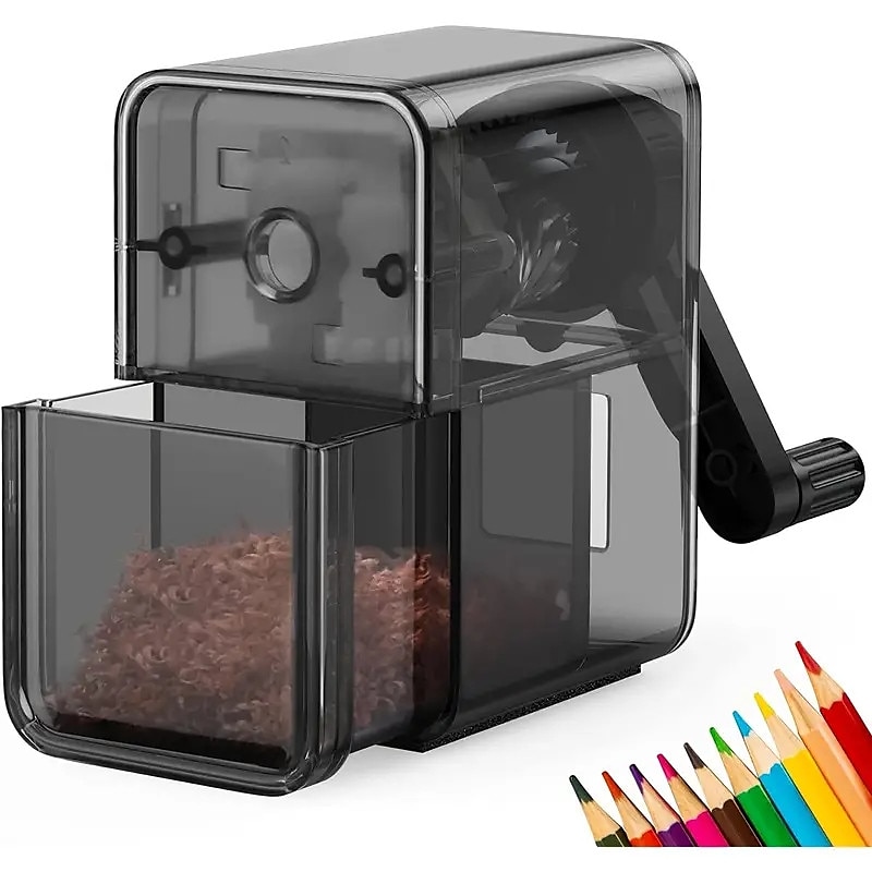 Manual Pencil Sharpener - Stronger Helical Blade for Fast Sharpening of Colored/Art Pencils - Perfect for Kids School Classroom Home & Artists 2025 - $13.99 –P1