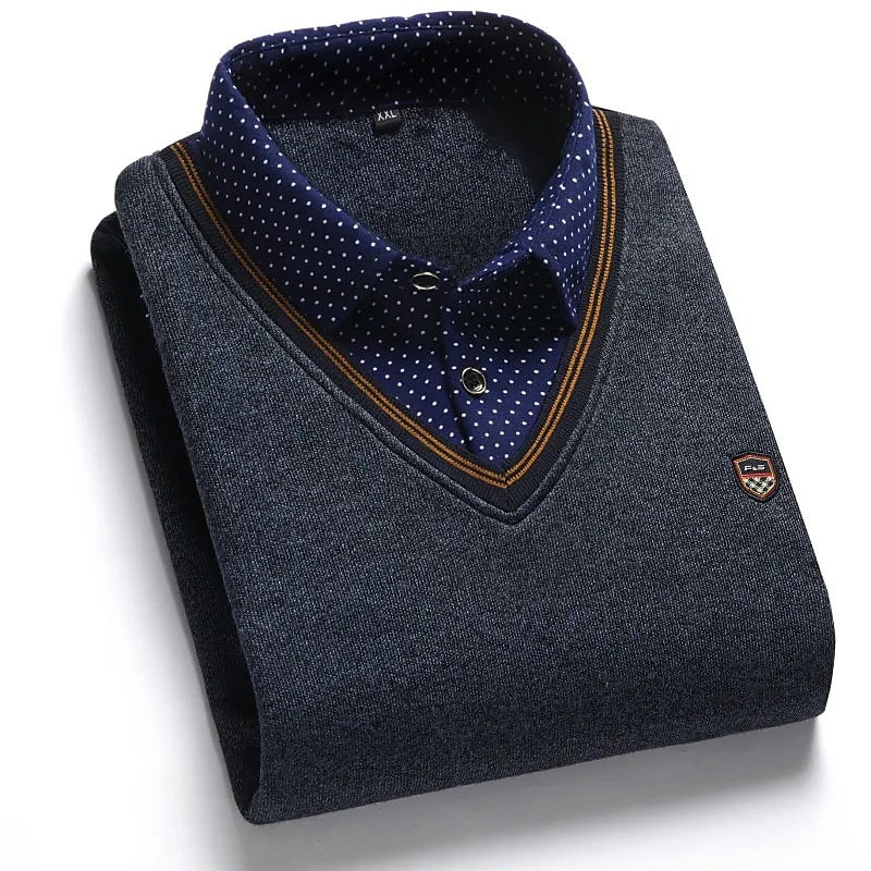 Herren Pullover Herren Pullover Gerippt Stricken Standard Strick Stehkragen Moderne zeitgenössische Freizeitskleidung Ausgehen Bekleidung Winter Blau Hellgrau S M L 2025 - $12.99 –P4