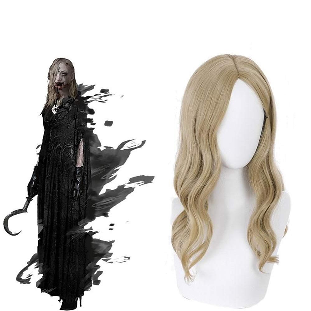 Resident Evil 8 figlie vampiro 3 stili Parrucche cosplay castane Parrucche di Halloween del 2025 a $32.99 –P2