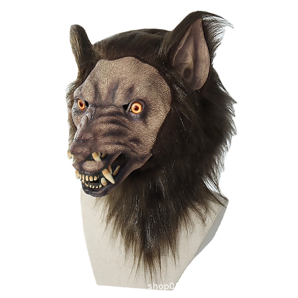 New Halloween Horror Ghost Headgear Mask 21 Teeth Car Edge Nylon Bag Face Leather Whole Person Scaring Prop 2025 - $40.99 –P4