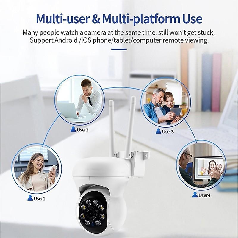 HD 1080p/720p 5g wifi ip-камера беспроводная скоростная купольная камера ptz cctv ir наружная сетевая камера мониторинг автоматическое отслеживание полноцветная камера безопасности ночного видения 2025 - $33.99 –P9