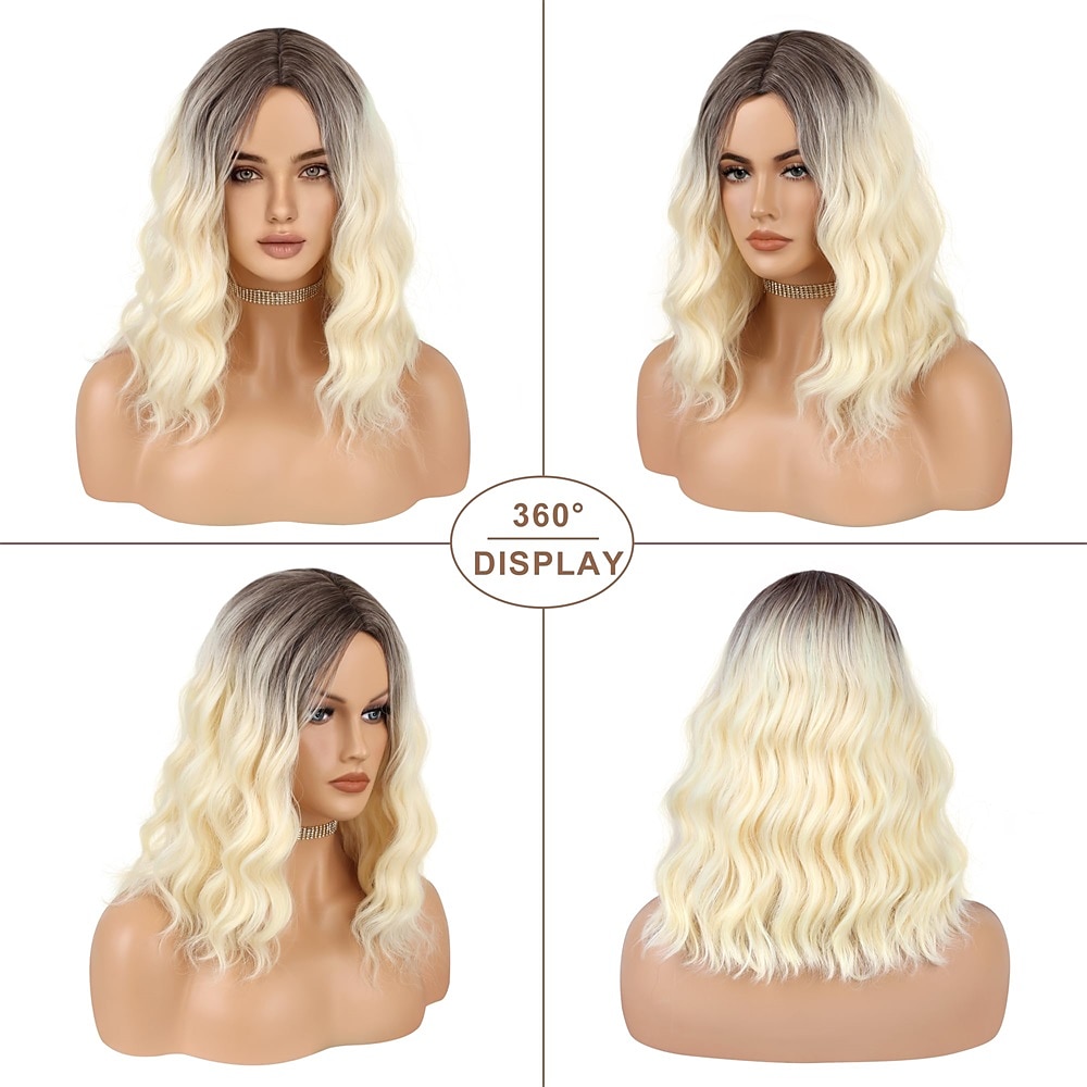 Pastel Golvende Perkament Met Luchtponny Vrouwen Korte Bob Paarse Roze Krullende Schouderlengte Bob Synthetische Dagelijkse Gebruik Kleurrijke Cosplay Perkament voor Meisjes Halloween Perkamenten 2025 - $15.49 –P10