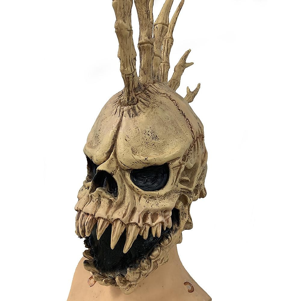 Halloween Skull Mask Scary Full Head Skeleton Headgear Creepy Biochemical Mask Realistic Halloween Cosplay Latex Horror 2025 - $29.99 –P4
