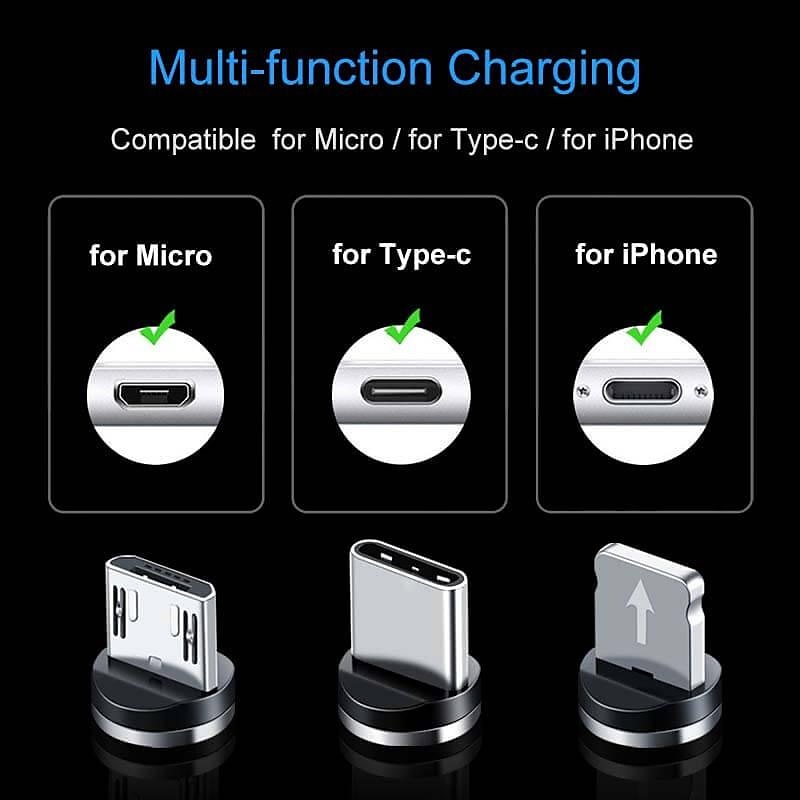 2025年 マルチ充電ケーブル 3.3フィート 6.6フィート USBAからLightning/マイクロ/USBC 2 A 充電ケーブル 急速充電 ナイロン編組 耐久 3 in 1 用途 マックブック iPad サムスン 携帯電話アクセサリー  コレクション – $6.99 –P4