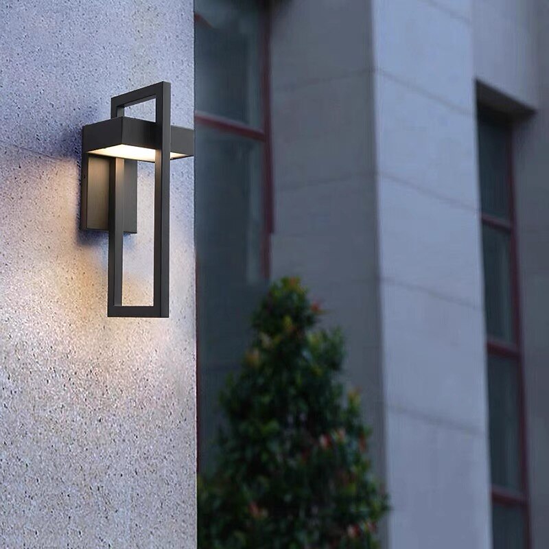 Luminárias de parede externas à prova d'água arandelas de varanda montadas na parede iluminação moderna lâmpadas de parede para pátio porta da frente entrada branco quente 110-240 v de 2026 por $199.99 –P11