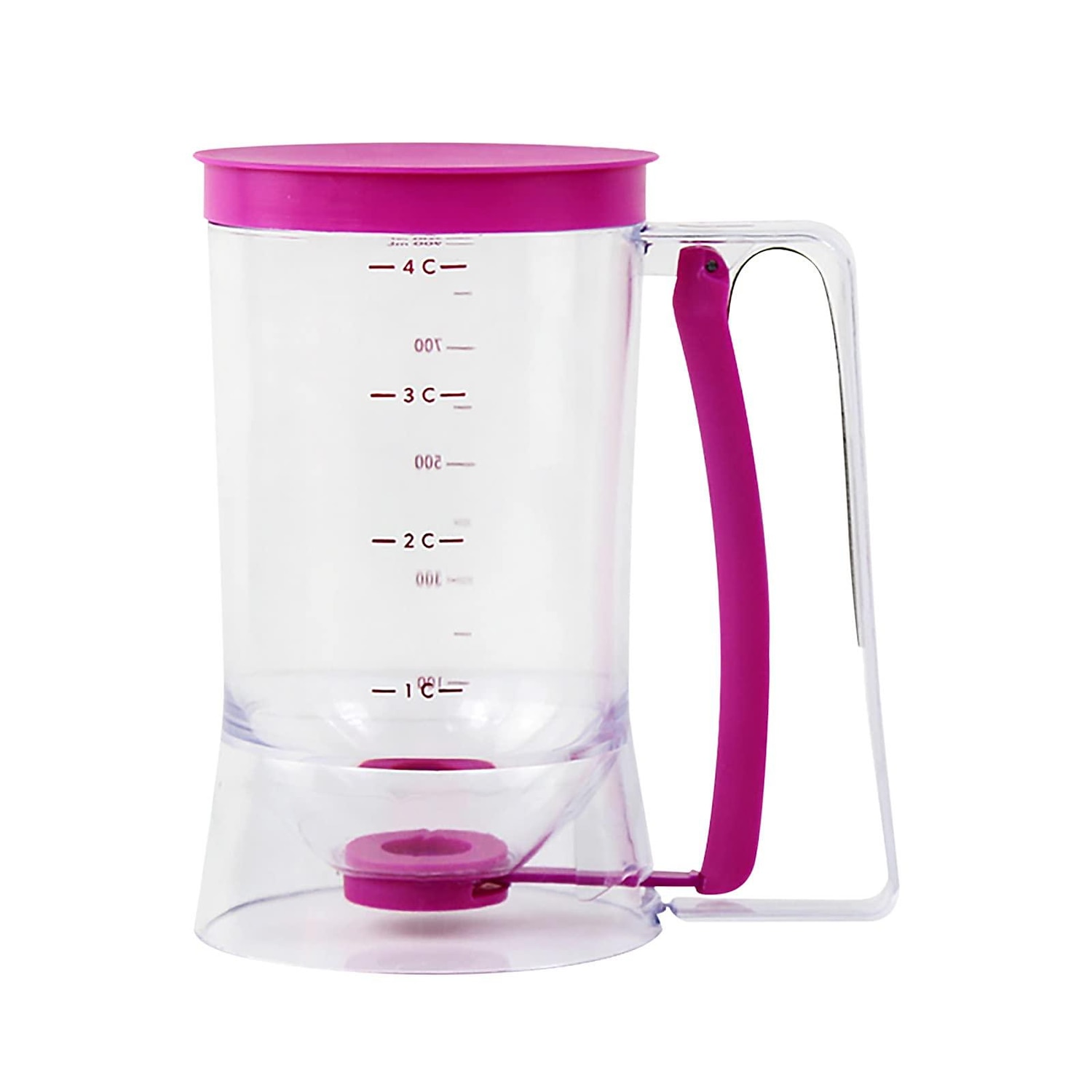 Batter Dispenser, Cupcakes Pancakes Cookie Cake Waffles Batter Dispenser Cookie Separator with Measuring Label, Easy Pour Baking Supplies for Griddle 2025 - $19.99 –P4