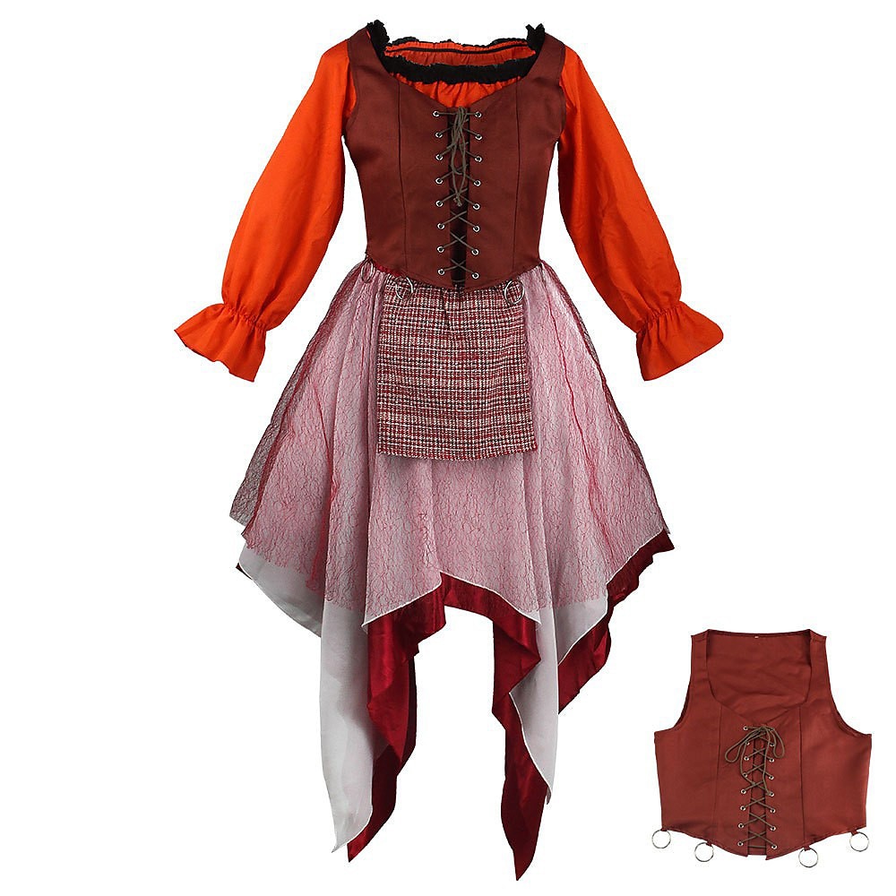 Hokuspokus Hexe Winifred Kleid Umhang Maskerade Cosplay Kostümparty Film Cosplay for Damen Erwachsene Maskerade 2025 - $44.99 –P19