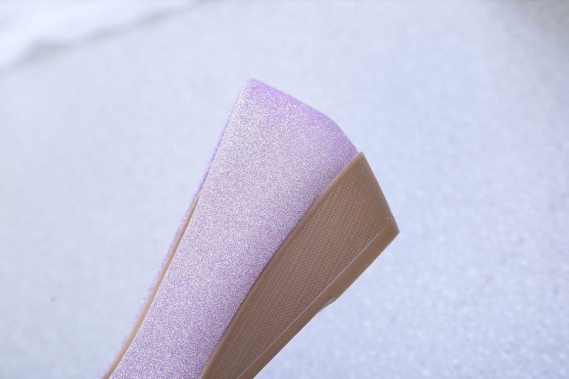 Women’s Pink Glitter Wedge Flats – Comfortable Slip-On Sparkly Flats for Casual Outings, Parties, and Everyday Wear 2025 - $24.99 –P4