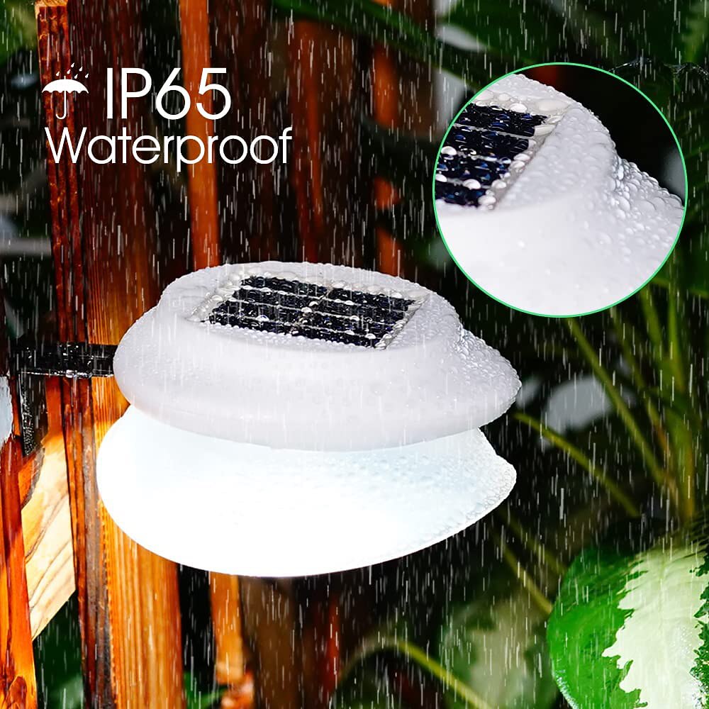Luci A Led Solari Impermeabili Per Esterno Da Giardino Luci Da Parete Per Grondaie Per Recinzione Giardino Paesaggio Passerella del 2025 a $10.49 -P3