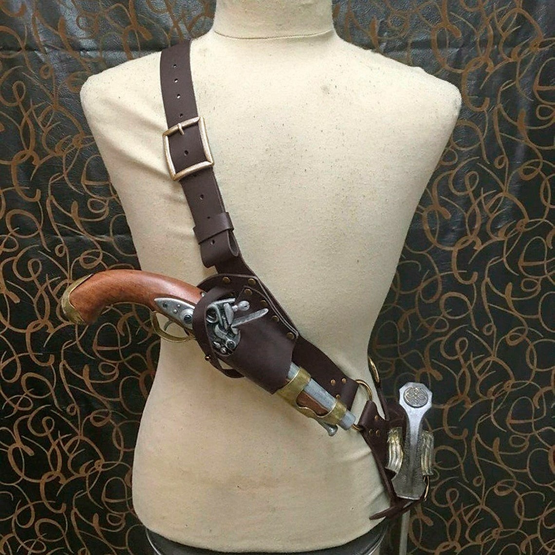 Punk a gotika Středověké Renesanční Cosplay kostým Pochva Ren Faire Pirát Válečník Viking Pánské Pirát Plesová maškaráda Podium Renesanční jarmark LARP Dospělé Více doplňků 2025 - $23.99 –P3