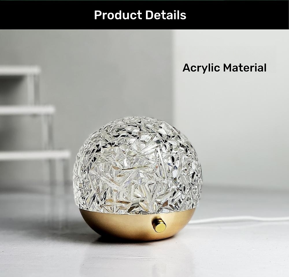 Water Ripple Projector Night Light Crystal Lamp Decoration Home Houses Bedroom Aesthetic Atmosphere Holiday Gift Sunset Lights 2025 - $17.99 –P3
