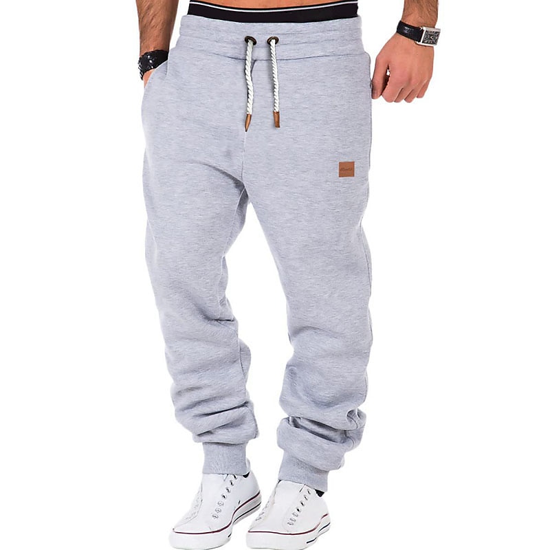 Herr Fleecebyxor Joggingbyxor Joggare Långbyxor Ficka Slät Komfort Andningsfunktion Utomhus Dagligen Utekväll Mode Ledigt Svart Armégrön 2025 - $17.99 –P13