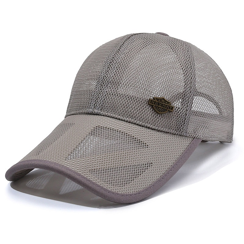 Unisex Cappellino da baseball Cappello da sole Nero Bianco Rete Viaggi Stile da spiaggia Esterno Da mare Liscio Regolabile Crema solare Di tendenza del 2025 a $8.99 –P6
