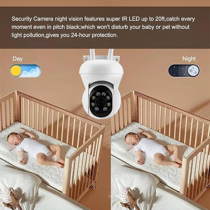 HD 1080p/720p 5g wifi ip-камера беспроводная скоростная купольная камера ptz cctv ir наружная сетевая камера мониторинг автоматическое отслеживание полноцветная камера безопасности ночного видения 2025 - $33.99 –P16