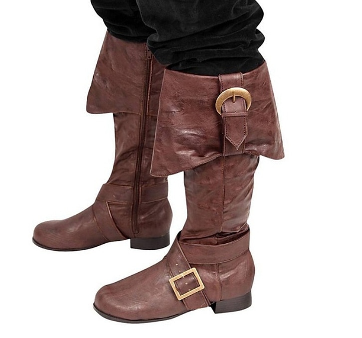 Epocă Medieval Renascentist Încălțăminte Cizme plate de jazz Pirat Viching Cruciat Mată Costume de fancy Bărbați Pentru femei Unisex Celtic Pirat Steampunk Halloween Carnaval Mascaradă Performan 2026 - $95.99 –P2
