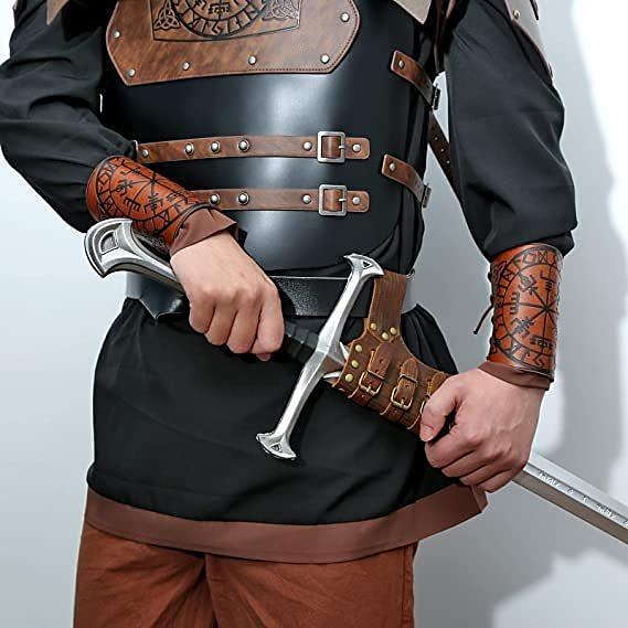 Punk & Gothic Middeleeuws Renaissance Cosplay kostuum Schede Zwaardhouder Piraat Krijger Ridder Viking Keltische ridder Kostuum Voor heren Dames Keltisch Piraat Fantasie Halloween Maskerade Prestatie 2026 - $16.99 –P13