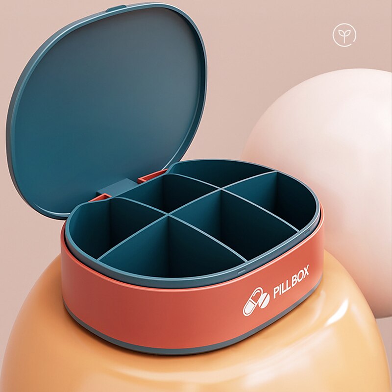 boîte à médicaments portable boîte à pilules emballée et scellée boîte à médicaments de voyage boîte à bonbons multi compartiment stockage étanche boîte à médicaments 1 pc de 2025 ? $9.49 –P5